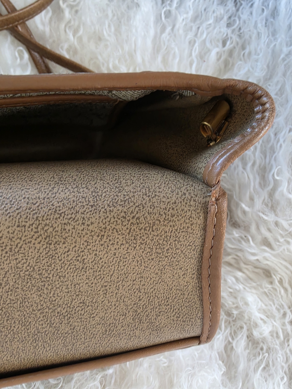 Christian Dior Honeycomb Monogram Beige Vintage - Picture 11 of 12